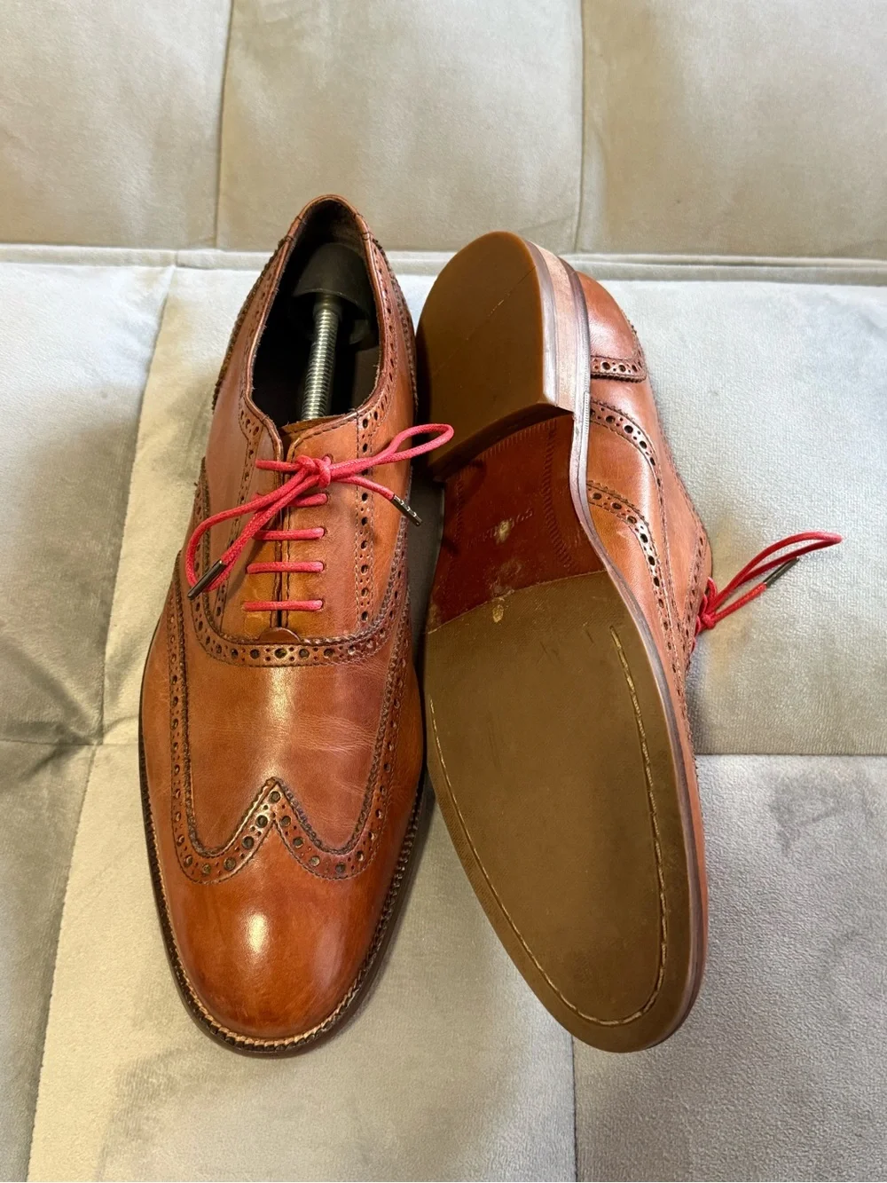 Cole Haan men’s brown wingtip dress shoes sz11